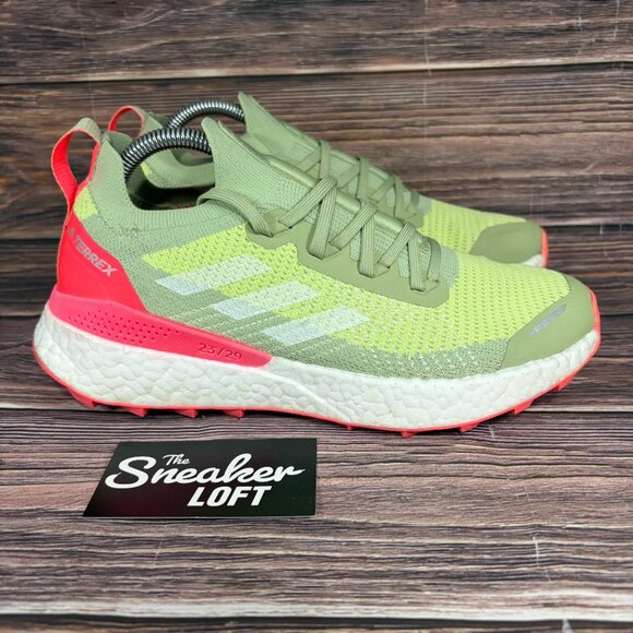 Adidas Terrex Two Ultra Trail Running Athletic Shoes Pulse Lime - Picture 1 of 8